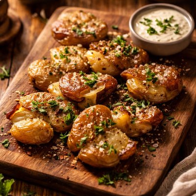 Image of Crushed New Potatoes