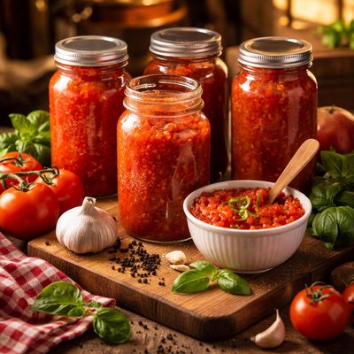 Image of Crushed Tomatoes Canning