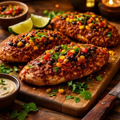 Image of Crusted Tex Mex Chicken Breasts