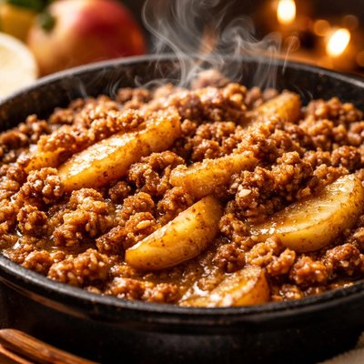 Image of Crustless Apple Pie in the Crock Pot