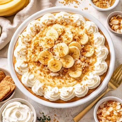 Image of Crustless Banana Cream Pie