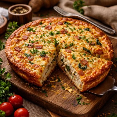 Image of Crustless Country Quiche Omelete