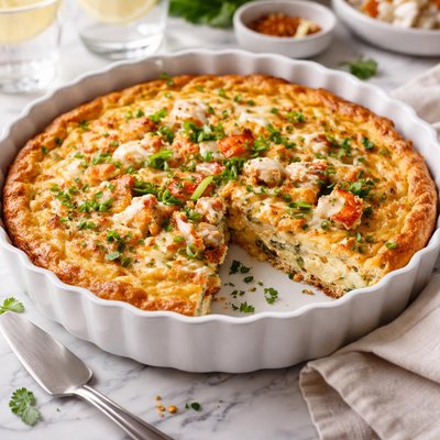 Image of Crustless Crab Quiche