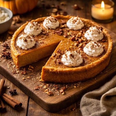 Image of Crustless Gluten Free Pumpkin Pie
