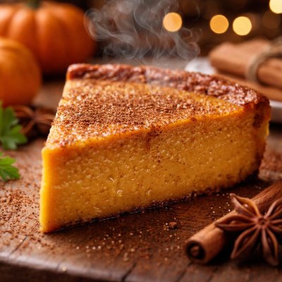 Image of Crustless Low Carb Pumpkin Pie