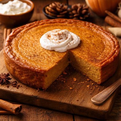 Image of Crustless Pumpkin Pie from Aarp Magazine 12 93