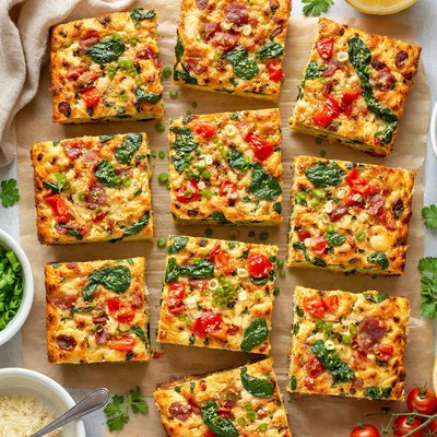 Image of Crustless Quiche Square