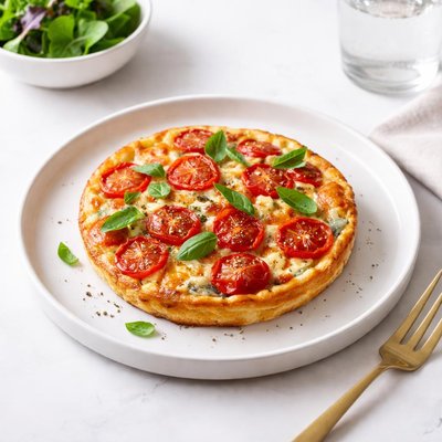 Image of Crustless Tomato Quiche