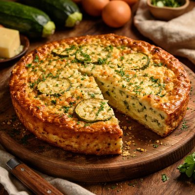 Image of Crustless Zucchini Quiche