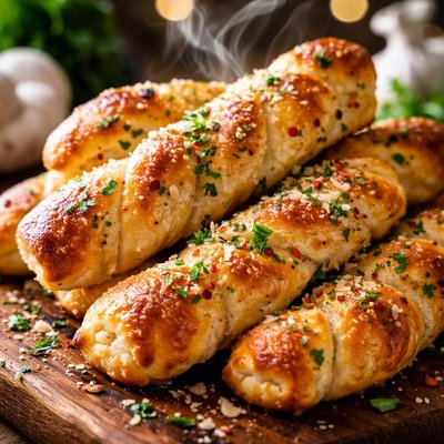 Image of Crusty Garlic Twists