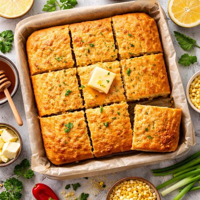 Image of Crusty Quaker Cornbread