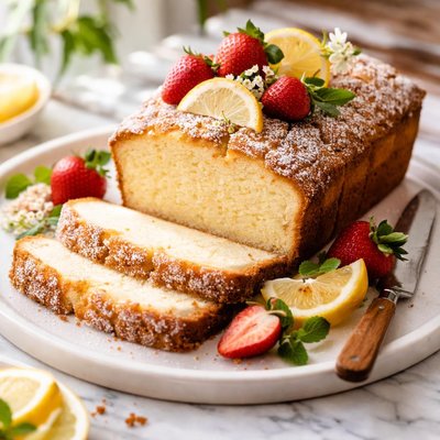 Image of Crusty Top Sour Cream Pound Cake