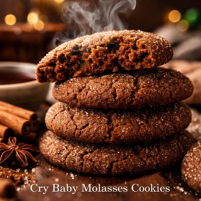 Image of Cry Baby Molasses Cookies