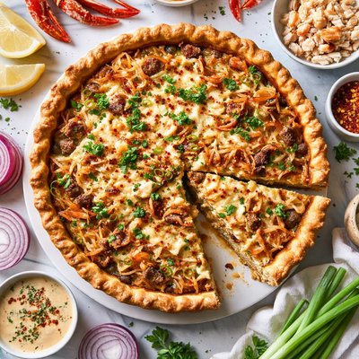 Image of Cryin Crab Onion Pie