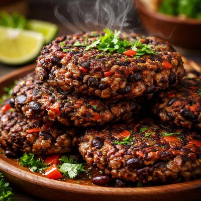 Image of Cuban Black Bean Patties