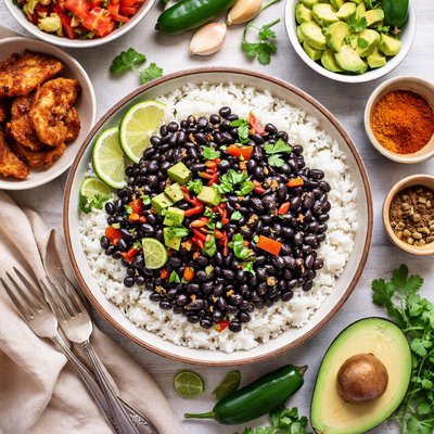 Image of Cuban Black Beans and Rice