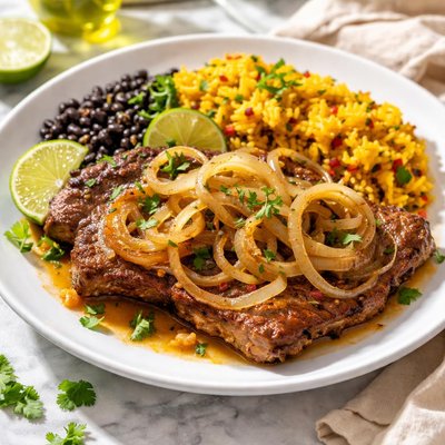 Image of Cuban Steak Bistec Encebollado
