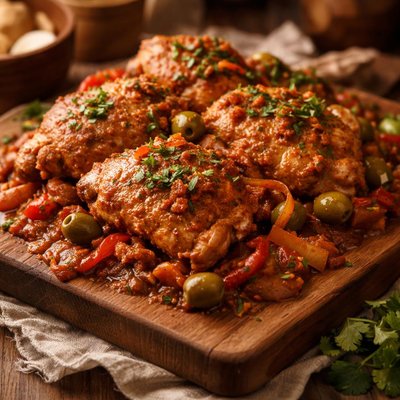 Image of Cuban Style Braised Chicken
