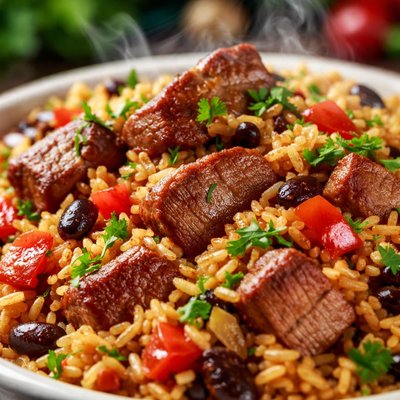 Image of Cuban Style Pork Rice