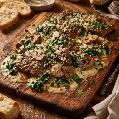 Image of Cube Steak Florentine