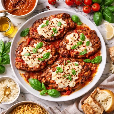 Image of Cube Steak Parmigiana