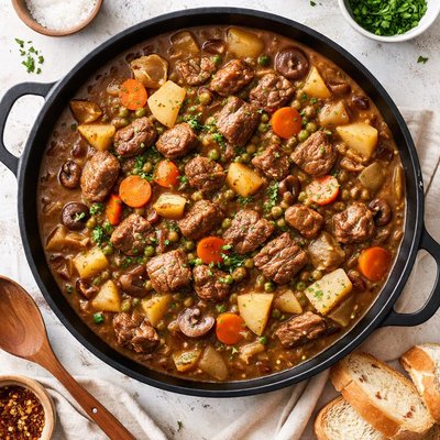 Image of Cube Steak Skillet Stew