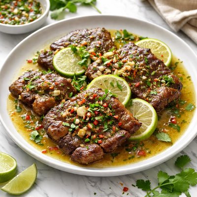 Image of Cube Steak with Cuban Lime Mojo