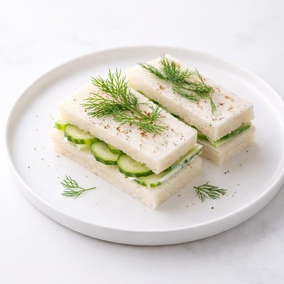 Image of Cucumber and Dill Tea Sandwich