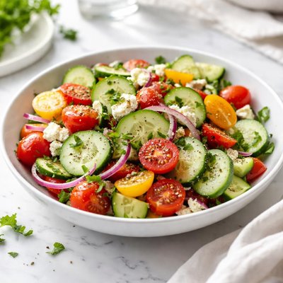 Image of Cucumber and Tomato Salad