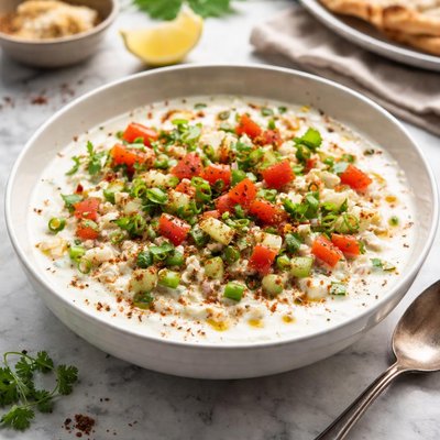 Image of Cucumber and Tomato Yogurt Kheera Ka Ray