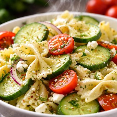 Image of Cucumber Bow Tie Salad