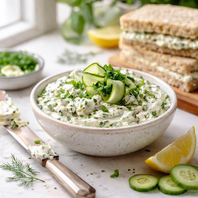 Image of Cucumber Cream Cheese Sandwich Spread