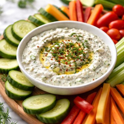 Image of Cucumber Dill Dip for Fresh Veggies