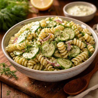 Image of Cucumber Dill Pasta Salad