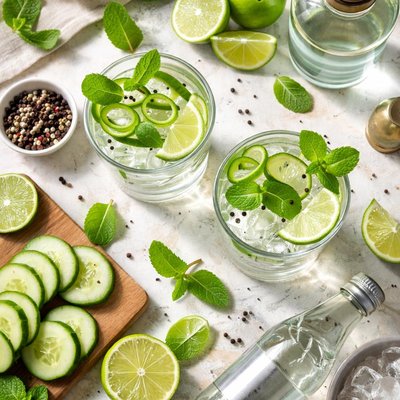 Image of Cucumber Gin and Tonic