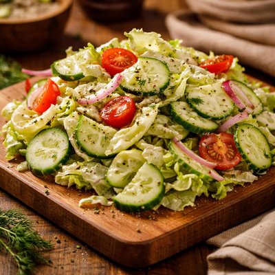 Image of Cucumber Iceberg Salad