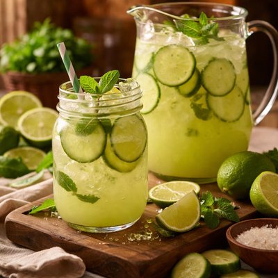 Image of Cucumber Lime Agua Fresca