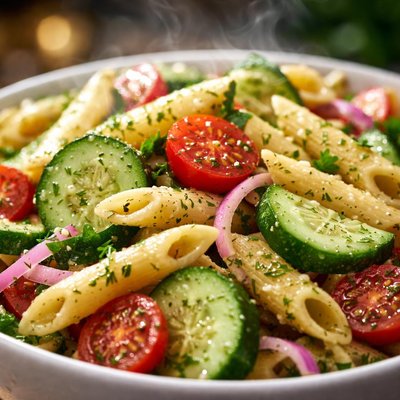Image of Cucumber Mostaccioli Salad