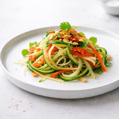 Image of Cucumber Papaya Salad