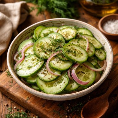 Image of Cucumber Salad Swedish Style