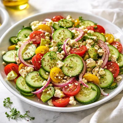 Image of Cucumber Salad with Feta