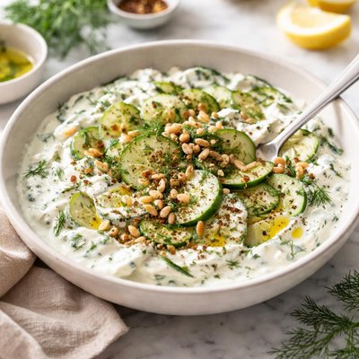 Image of Cucumber Yoghurt Salad Labaan Bil Kiyaar