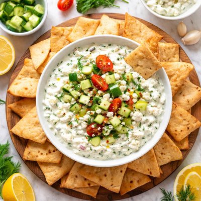 Image of Cucumber Yogurt Chips with Pita Chips Ww