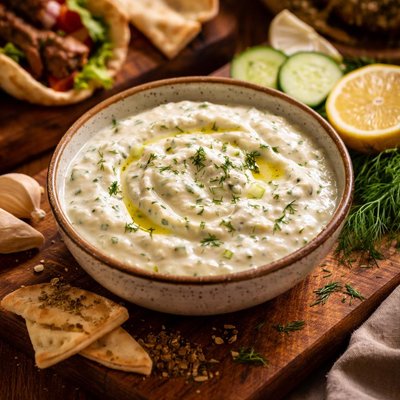 Image of Cucumber Yogurt Sauce for Gyros
