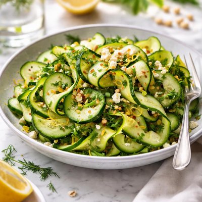Image of Cucumber Zucchini Salad