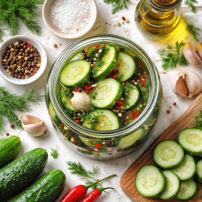 Image of Cucumbers in Vinegar