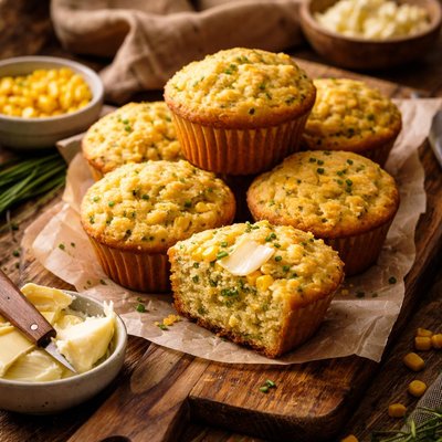 Image of Culinary Quest Chive Corn Muffins