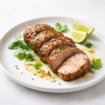 Image of Cumin and Lime Roasted Pork Tenderloin