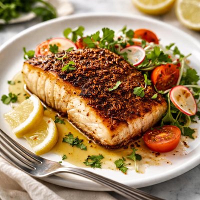 Image of Cumin Crusted Chilean Sea Bass
