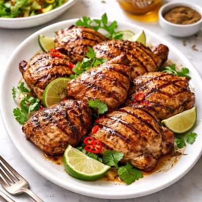 Image of Cumin Honey Marinated Grilled Chicken